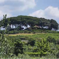 Veduta di Monte Giove, Villa Moncada